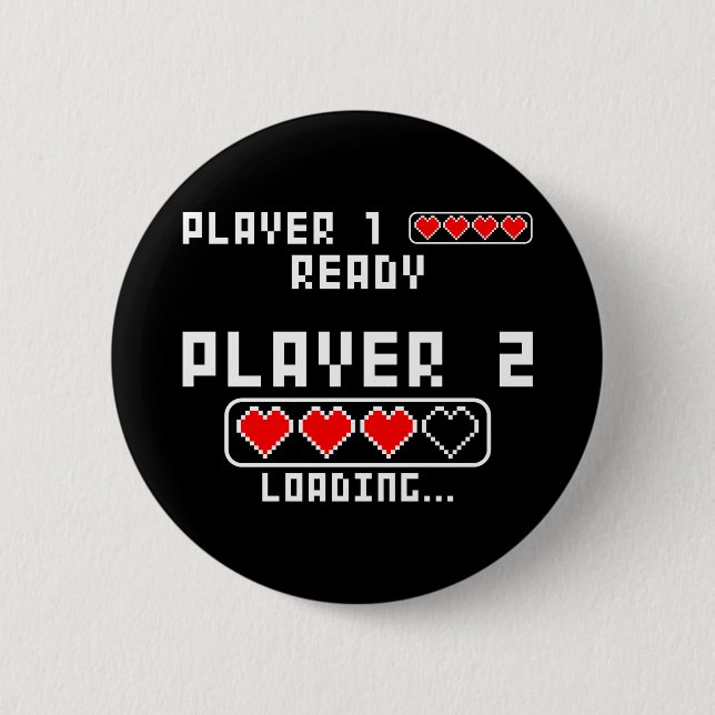 Macaron Rond 5 Cm Pregnancy Announcement Baby Player 2 (Devant)