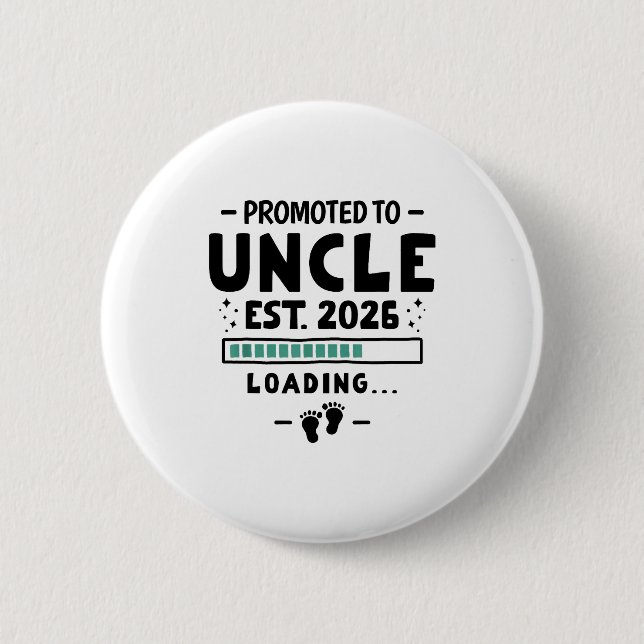 Macaron Rond 5 Cm Pregnancy Announcement For Family Promoted To Uncl (Devant)