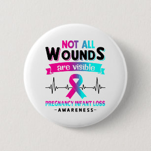 Macaron Rond 5 Cm Pregnancy Infant Loss Awareness Month Ribbon Toxit