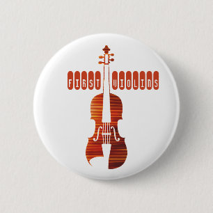 Macaron Rond 5 Cm Premier bouton de violons