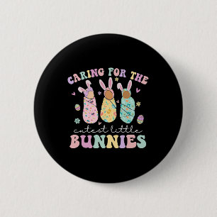 Macaron Rond 5 Cm Prendre Soin Des Petits Bunnies Les Plus Cuttes Ni