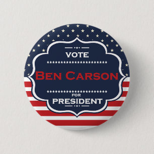 Macaron Rond 5 Cm président ben carson