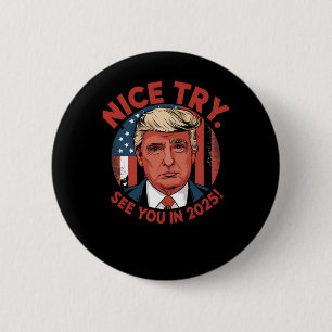 Macaron Rond 5 Cm Président Donal Trump Nice Essaie. À Vous En 2025
