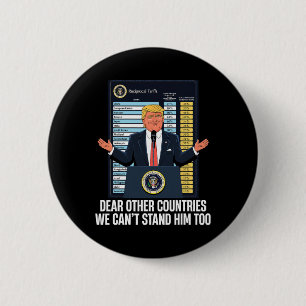 Macaron Rond 5 Cm Président Donald Trump 2025 Tarif Nous Ne Supporto