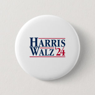 Macaron Rond 5 Cm Président Kamala Harris Tim Walz Vp Brat Cat Ladie