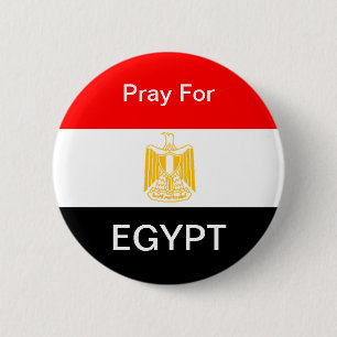 Macaron Rond 5 Cm Priez pour l'ÉGYPTE