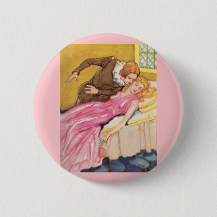 Macaron Rond 5 Cm Prince Charming baiser Beauté dormante