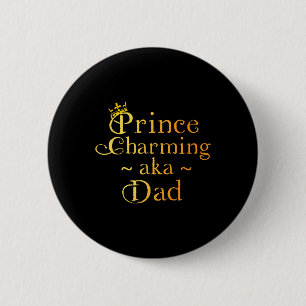Macaron Rond 5 Cm Prince Charming Papa Chemise Couronne Anniversaire