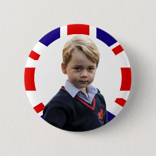 Macaron Rond 5 Cm Prince George Royal Baby Button