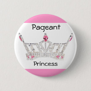 Macaron Rond 5 Cm PRINCESSE bouton/Pin de RECONSTITUTION HISTORIQUE
