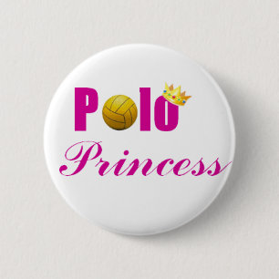 Macaron Rond 5 Cm Princesse Button de polo