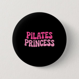 Macaron Rond 5 Cm Princesse Pilates Méditation Fitness Yoga 
