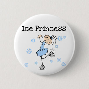 Macaron Rond 5 Cm Princesse Tshirts et cadeaux de patinage de glace