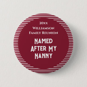 Macaron Rond 5 Cm Prix de réunion de famille personnalisé
