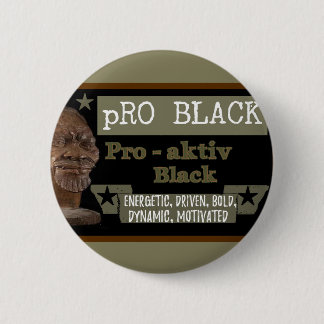 Macaron Rond 5 Cm Pro bouton NOIR olive