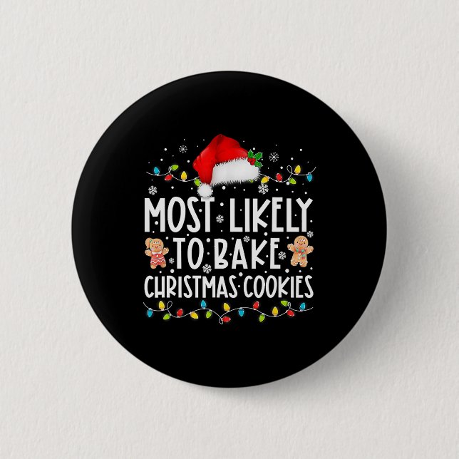 Macaron Rond 5 Cm Probable De Faire Cuire Les Cookies De Noël Fun Ba (Devant)