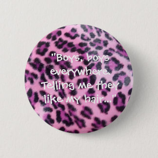 Macaron Rond 5 Cm "Problème bouton dans Moshpit"