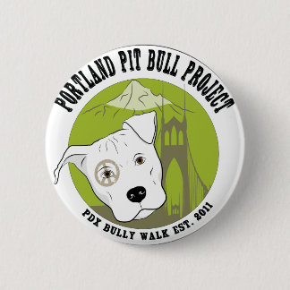 Macaron Rond 5 Cm Produits d'amusement de projet de pitbull de