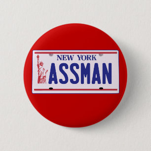 Macaron Rond 5 Cm Produits de plaque minéralogique d'Assman New York