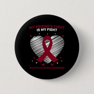 Macaron Rond 5 Cm Produits du cancer du sang Amitié Myélome multiple