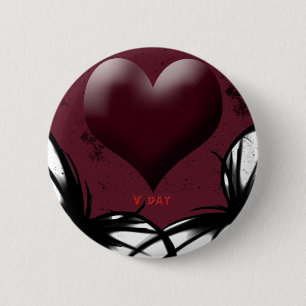 Macaron Rond 5 Cm Produits Goth V-Day