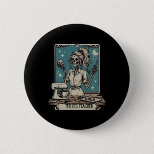 Macaron Rond 5 Cm Professeur Skeleton Halloween Famille Et Consommat