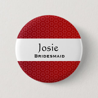 Macaron Rond 5 Cm Profil sous convention astérisque rouge de bouton