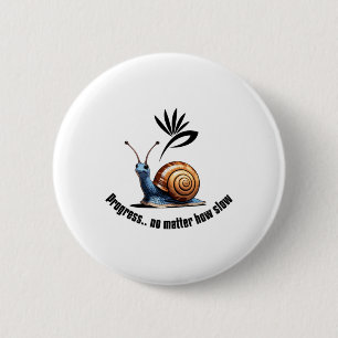 Macaron Rond 5 Cm Progrès..no Sticker Lent