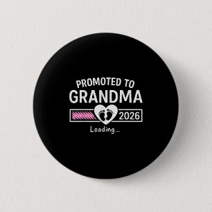 Macaron Rond 5 Cm Promu À Grand-Mère 2026 Grandma Est 2026 Bientôt À