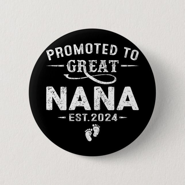 Macaron Rond 5 Cm Promu À Great Nana 2024 Fête des mères (Devant)