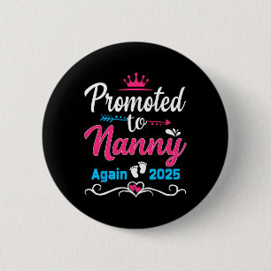 Macaron Rond 5 Cm Promu À La Nounou Encore 2025 Bientôt Être Maman P