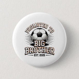 Macaron Rond 5 Cm Promu chez Big Brother Est 2026 Annonce de footbal