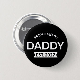 Macaron Rond 5 Cm Promu Papa Prévu 2027 Annonce Nouveau Papa II