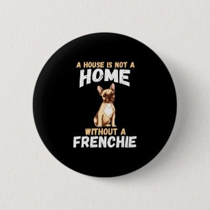 Macaron Rond 5 Cm Propriétaire de Bulldog
