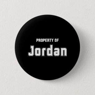 Macaron Rond 5 Cm Propriété De Jordan Funny Bachelorette Cadeaux Pou