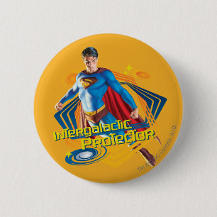 Macaron Rond 5 Cm Protecteur intergalactique Superman