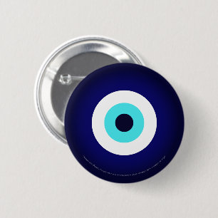 Macaron Rond 5 Cm Protection contre le bouton Oeil malin