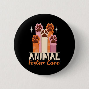Macaron Rond 5 Cm Protection des animaux Refuge animal Sauvetage des