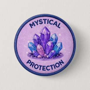 Macaron Rond 5 Cm Protection Mystique