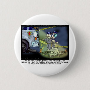 Macaron Rond 5 Cm Protocole Possum Dons Amusants Tee - shirts et Obj