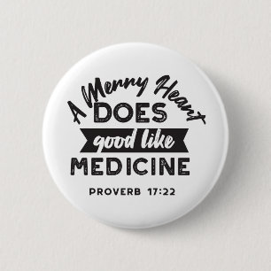 Macaron Rond 5 Cm Proverbe 17 Citation Verse Bible Conception altern