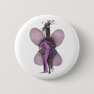 Macaron Rond 5 Cm Pseudo Pin de mode de plume de piste de Jr. de