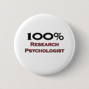 Macaron Rond 5 Cm Psychologue de recherches de 100 pour cent