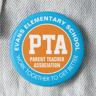 Macaron Rond 5 Cm PTA Parent Teacher Association