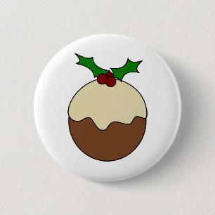Macaron Rond 5 Cm Pudding de Noël