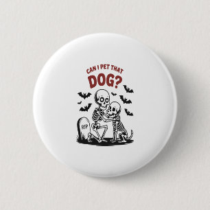 Macaron Rond 5 Cm Puis-Je Animer Ce Chien Halloween ?
