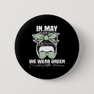 Macaron Rond 5 Cm Puissions-nous porter un message vert de sensibili