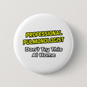 Macaron Rond 5 Cm Pulmonologue professionnel .. Plaisanterie