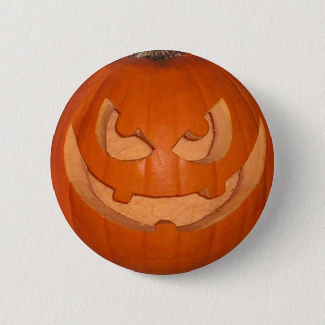 Macaron Rond 5 Cm Pumpky le bouton du feu follet (Devant)