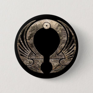 Macaron Rond 5 Cm Punto Omega - bouton de logo
